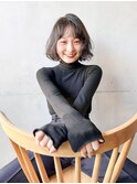 【unami】ボブ×ニュアンスパーマ　澤田杏奈