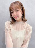 ★ニュアンスタイト★外ハネ_おくれ毛アクセント_ナチュラルボブ