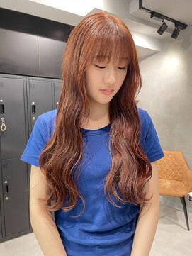 シャルムバイケンジ(Charm.by KENJE) 【縮毛履歴でも◎】明るいダメージレス「オレンジカラー」