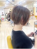 【morio成増 セリザワ】ミニボブ ハイライトカラー