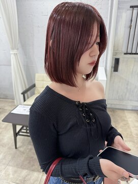 シー ヘアデザイン(see hair design) red ブラウン