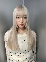 ペレ 梅田(PELE)&nbsp;前髪/アンブレラカラー/こなれミディ/イメチェン/ウェーブパーマ