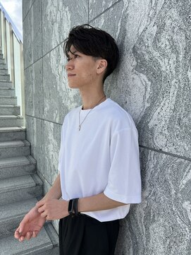 カケル(×.) 大人ニュアンスパイラル/ハンサムショート