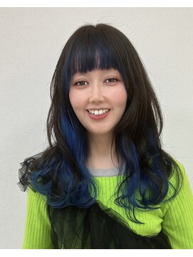 ヘアーアンジュ(Hair Ange) フェイスフレーミング ブルー