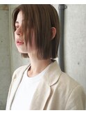 色っぽボブ 切りっぱなしボブ　似合わせカット ミニボブ