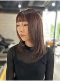 大人可愛い20代30代40代◎ミディアムレイヤー