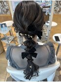 お呼ばれヘアセット
