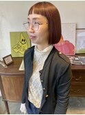 20代30代40代ワンカール小顔補正立体カットピンクアッシュ吉澤