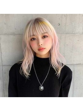 ヘアーメイク コラソン(hair make corazon) 1黒髪ボブルフネビージュ小顔ワンレンダークアッシュ