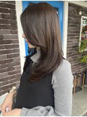 大人ロングレイヤー美髪