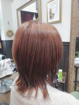 ミュズィー ドゥ ヘア(Musee du hair) ネオウルフ、春っぽいカラーで