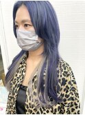 ブルーラベンダー【山口市美容室】【山口市ハイトーン】