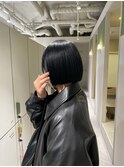 切りっぱなしボブ