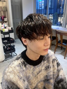 キャンバス バイ ネオリーブ 横浜西口(Canvas by neo.) メンズパーマ　マッシュ　緩スパイラルパーマ　横浜