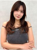 レイヤー/ネビージュ/韓国ヘア/イメチェン/縮毛矯正/中野/