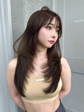 ロール 博多(Role) レイヤーカット小顔に見せるヘア/韓国ヘア/髪質改善/福岡/博多