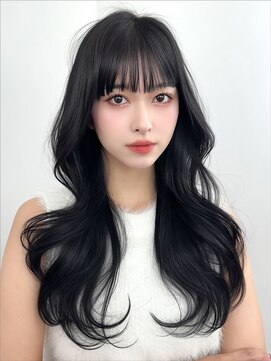 アマトウキョウ アユンチェ(AMA TOKYO×AYUNCHE) 前髪顔まわり韓国ヘアレイヤーカットサイドバンク2wayバンク韓国