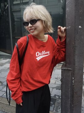 リッチ(RITZY) 【RITZY】ハイトーン☆ブロンド☆ショートヘアカジュアル