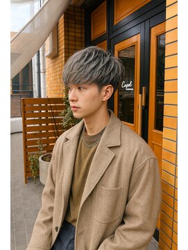 コポル(Copol) メンズハイトーンショート×シルバーグレージュ