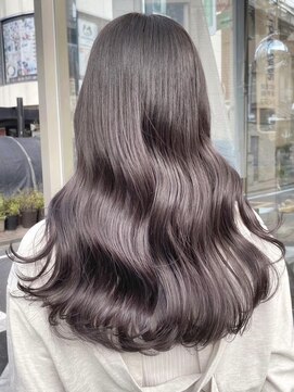 ディモアンド 表参道(Dimo&) x透明感カラー/イメチェン/ホワイトブロンド/外ハネボブ/美髪