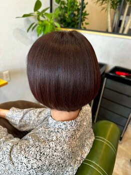 【傷まないカラー×トリートメント】話題のメテオシリーズでダメージレス。艶髪白髪カバー*[平塚/平塚駅]