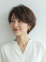 ハート 新子安店(HEART)&nbsp;着物ヘア/ダークアッシュ/ミディアムレイヤーカット/新子安