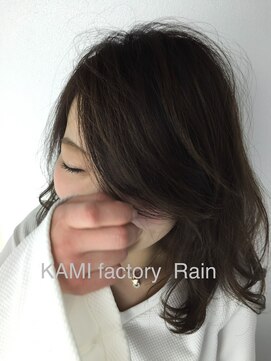 カミファクトリーライン(KAMI factory Rain) ナチュラルパーマスタイル