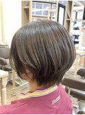 着物ヘア/ダークアッシュ/似合わせカット/鎌取/福原遼華