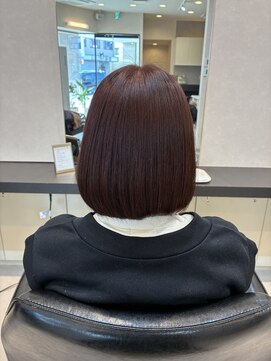 アミ(Ammi) ボブ×レッドカラーで大人可愛い♪