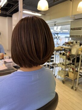 タヤ 自由が丘店(TAYA) 白髪ぼかしハイライトボブ