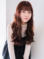 ヘアークラフト(Hair Craft)&nbsp;ロングパーマ×レイヤーカット【岡山】ピンクベージュ