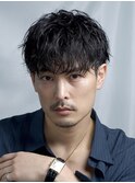 大人波巻きツイストスパイラルリバースセンターパート渋谷