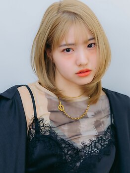 イーストハムヘッドショップ(EAST HAM head shop)の写真/ブリーチカラー/ブリーチなしダブルカラーで垢抜けた印象に◎自分にあった理想のショート&ボブヘアへ。◎