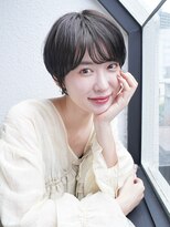 ハウスアンドヘアーワークス(House&Hair works) 前髪長め 大人小顔ショート 30代40代50代 藤沢