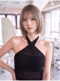 韓国レイヤーボブ*透け前髪*センターパート【ハバナ渋谷】