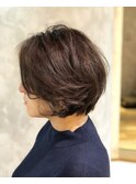 ふんわり平行ボブ