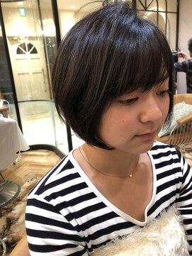 ロンドアベニール 北千住(Lond avenir) 30代、40代必見!大人可愛い前下がりボブ☆担当 店長川上功介