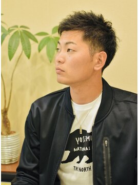 レ ギャルソン 仙台店(Les Garcons) ツーブロックメンズカットツイストパーマフェード波巻きパーマ