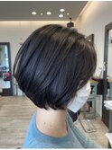 美シルエットショートボブ