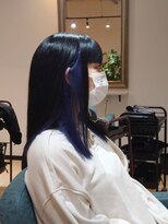 アヤメ(ayame)&nbsp;【ayame東久留米】インナーブルー_青_インナーカラー