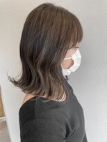 ジレ(giLet) 切りっぱなしボブ×透明感グレージュ