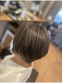 ナチュラル白髪ぼかしハイライト