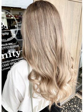 トリニティ(trinity) ブリーチオンカラーミルクティーカラー【豊見城・糸満・小禄】