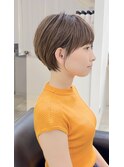 大人かわいいマッシュショート