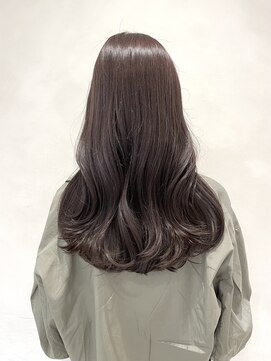 ザックラフィネ(ZACC raffine) ブラウン/ラベンダーブラウン/レイヤーロング