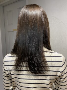 エニィ 池袋西口(Any) 黒髪/グレーベージュ/レイヤーロング/前髪パーマ/池袋/22