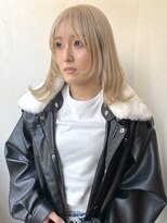 レガロ(REGALO RESORT) 【Nao】顔まわりレイヤー×ブロンドベージュ