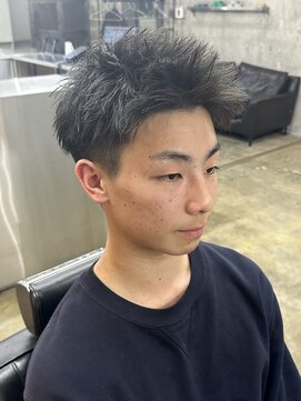 ロンドガルマン 名古屋(Lond GULLMAN) ドライワックスで作るザクザクスパイキーショート