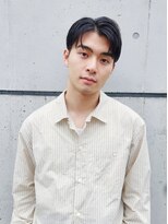 スーハ 恵比寿(SUUHA)&nbsp;サイドパート上げ流し大人メンズスタイル/２ブロックショート