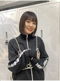 ◎ミニボブ縮毛矯正ショートボブストレートパーマ
